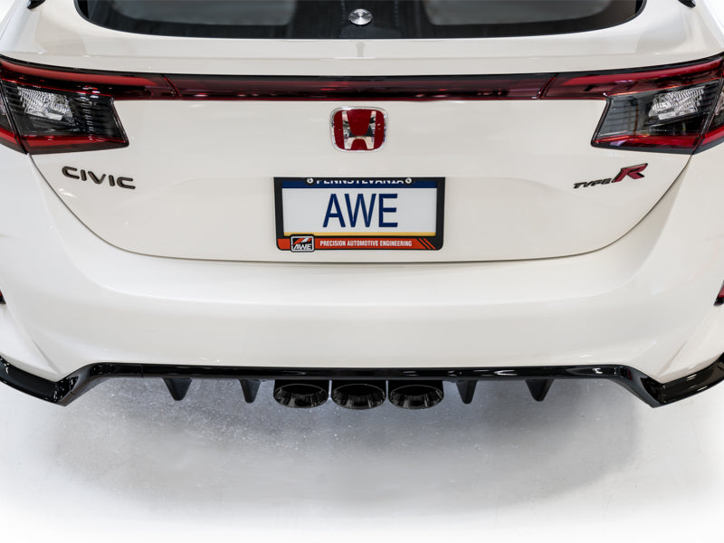 AWE Tuning 2023 Honda Civic Type R FL5 Track Edition Exhaust w/ Triple Diamond Black Tips