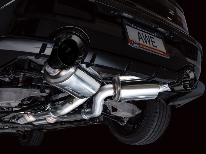 AWE 2023 Nissan Z RZ34 RWD Touring Edition Catback Exhaust System w/ Diamond Black Tips