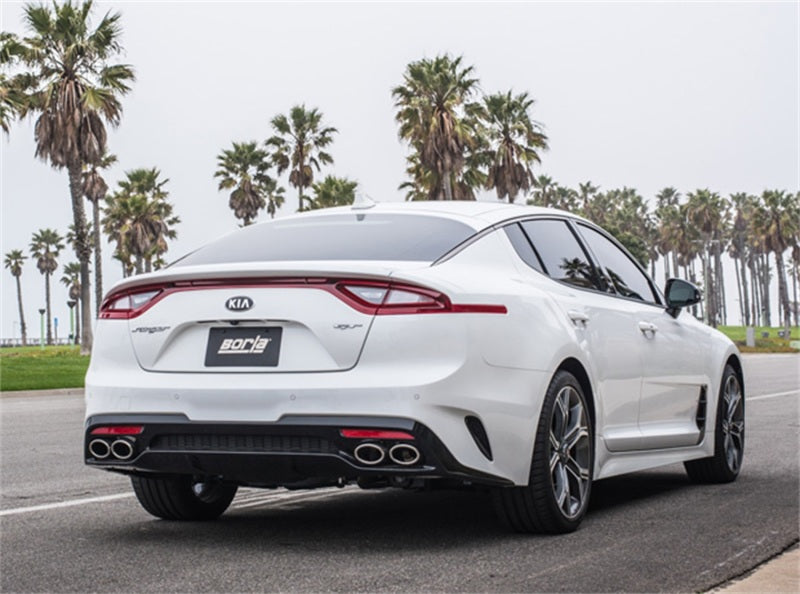 Borla 2018 Kia Stinger 3.3L V6 Turbo 2.25in Pipe Dia Dual Split Rear Exit S-Type Cat-Back Exhaust