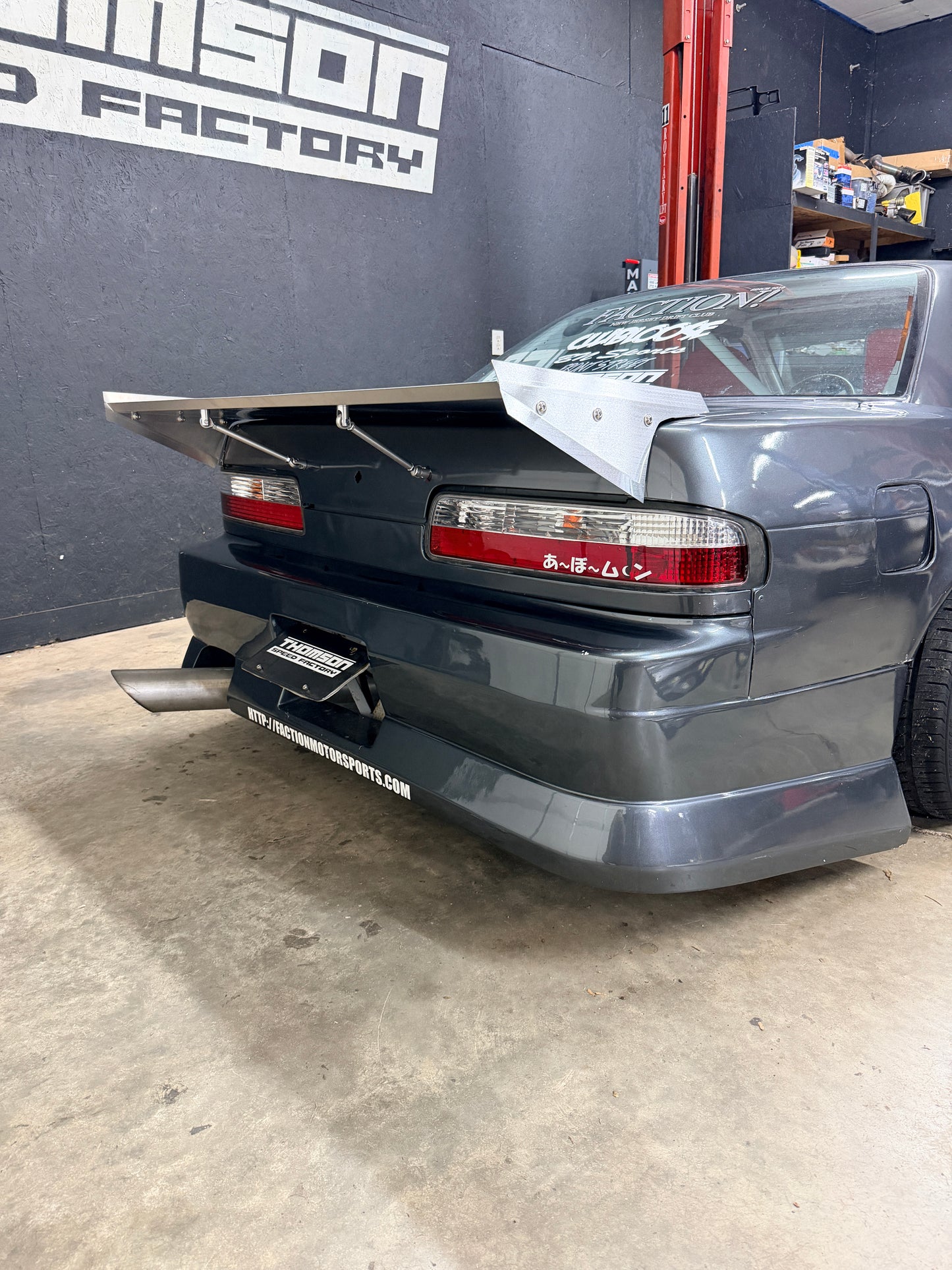 silvia s13 240sx drag wing