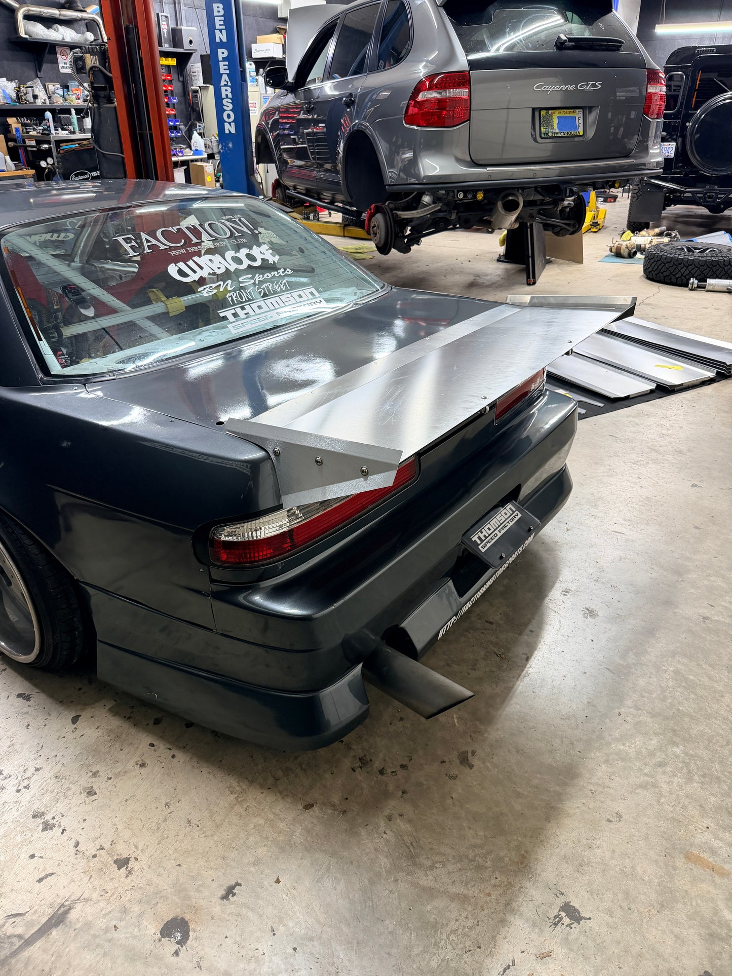 s13 drift car drag wing